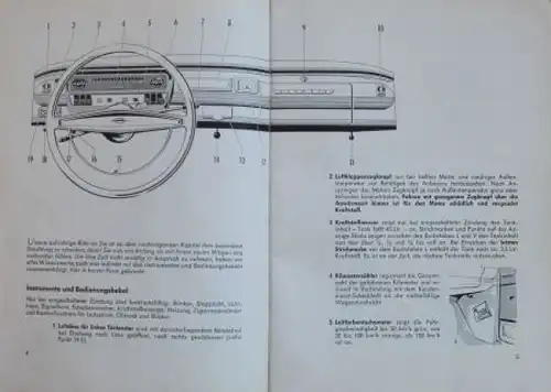 Opel Rekord Coupe Caravan 1964 Betriebsanleitung (5393)