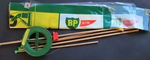 BP Air Flugzeug-Werbe-Flugdrache 1965 originalverpackt (5410)