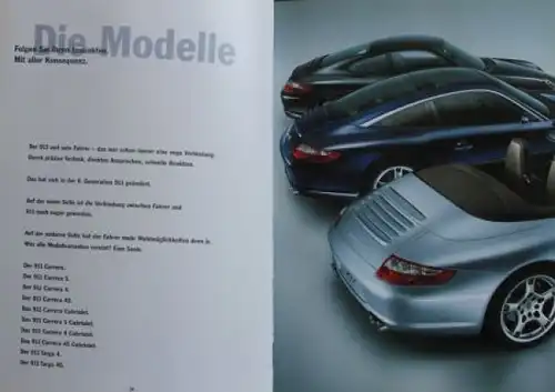 Porsche 911 Modellprogramm 2007 Automobilprospektbuch (5452)