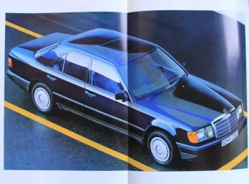 Mercedes-Benz 200 - 300 E Modellprogramm 1989 Automobilprospekt (5527)