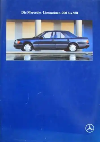 Mercedes-Benz 200 - 300 Modellprogramm 1991 Automobilprospekt (5528)