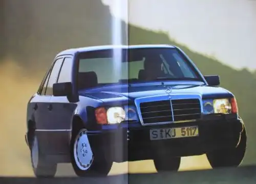 Mercedes-Benz 200 - 300 Modellprogramm 1991 Automobilprospekt (5528)
