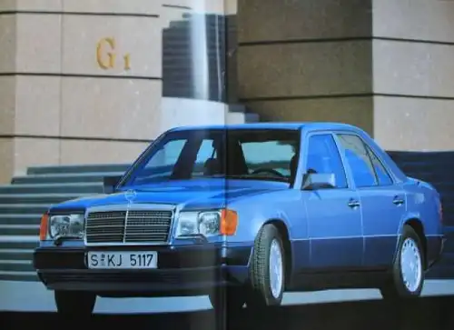 Mercedes-Benz 200 - 300 Modellprogramm 1991 Automobilprospekt (5528)