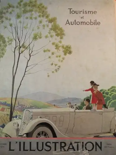 "L'Illustration - L'Automobile et le Tourisme" 1934 Automobil-Magazin (9832)