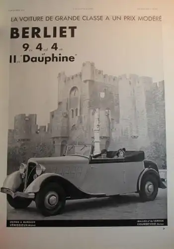 "L'Illustration - L'Automobile et le Tourisme" 1934 Automobil-Magazin (9832)