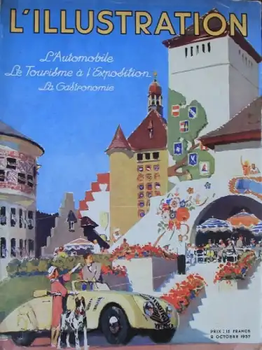 "L'Illustration - L'Automobile et le Tourisme" 1937 Automobil-Magazin (3378)