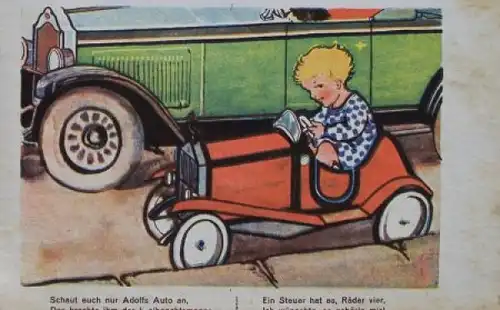 "Töff-Töff !!" Automobil-Kinderbuch 1927 (6373)