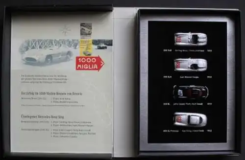 Mercedes-Benz Modellbox 1955 "Mille Miglia Erfolge" mit 4 Mercedes-Rennfahrzeugen (6440)
