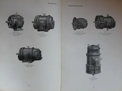 Siemens Drehstromantriebe 1952 Betriebsanleitung und Preisliste (6459)