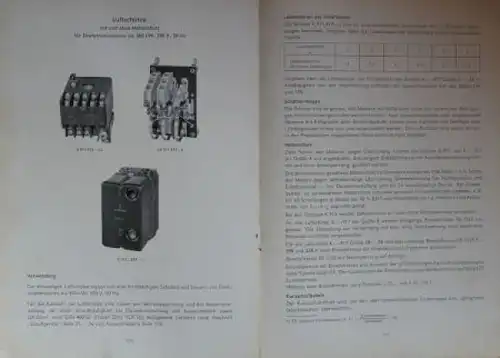 Siemens Drehstromantriebe 1952 Betriebsanleitung und Preisliste (6459)