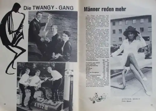 "Fit - Das internationale Magazin" 1963 Gesellschaftsmagazin zwei Ausgaben (6495)