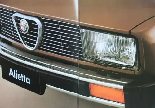 Alfa Romeo Alfetta Modellprogramm 1982 Automobilprospekt (6507)