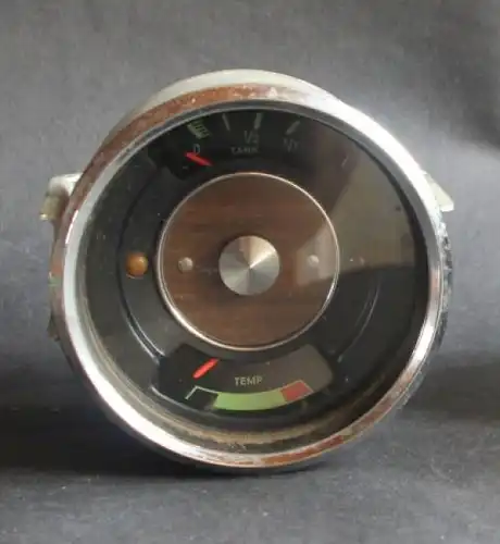 Audi 80 Rundinstrumente 1969 VDO Tachometer und Tank-Temperaturanzeige (6512)