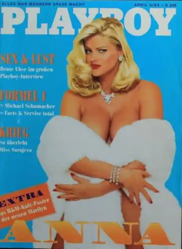 "Playboy Magazin" Gesellschafts-Magazin 1994 Titel Anna Nicole Smith (6533)