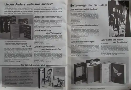 Beate Uhse Katalog "Glücklich - ein Leben lang" 1966 Versandhaus-Katalog (5611)