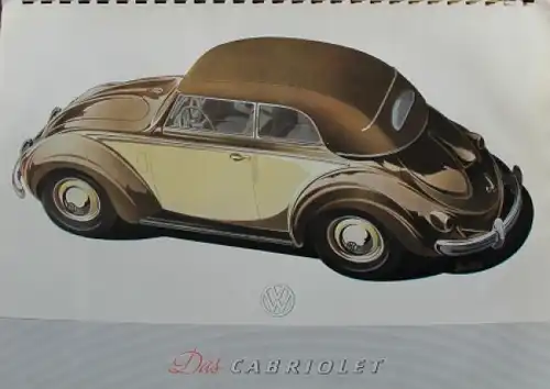 Volkswagen Käfer Modellprogramm 1951 Reuters Motive Automobilprospekt (9247)