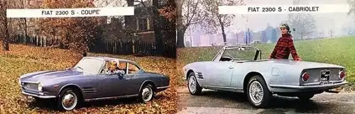 Moretti Modellprogramm 1964 Automobilprospekt (0276)
