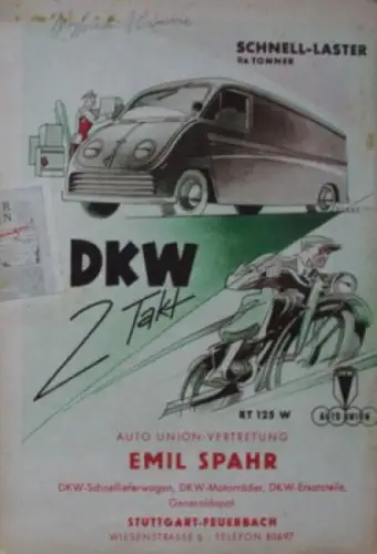 ADAC "Solitude Rennen" Stuttgart September 1949 Rennprogramm (4977)