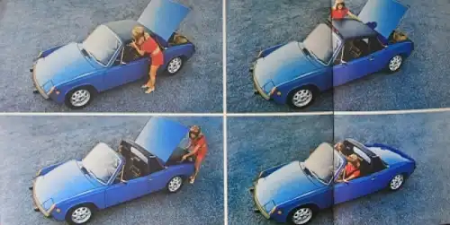 Porsche 914 Modellprogramm 1973 "For the fun of it" Automobilprospekt (1186)