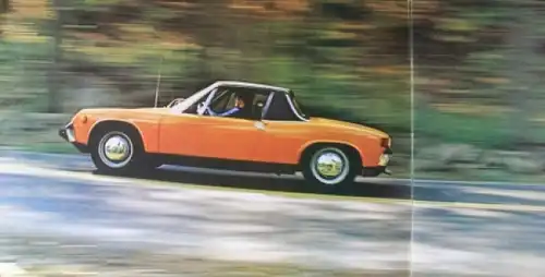 Porsche 914 "For the fun of it" Modellprogramm 1973 Automobilprospekt (1186)