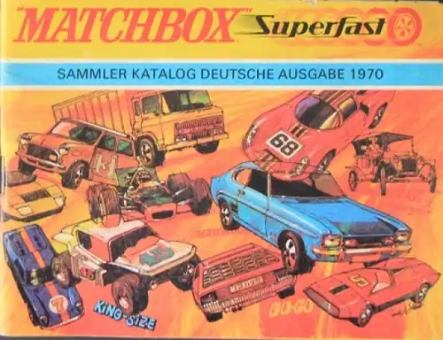 Matchbox Superfast "Sammler Katalog Deutsche Ausgabe" Spielzeug-Katalog 1970 (1157)