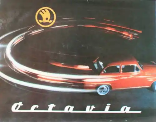 Skoda Octavia Modellprogramm 1959 Automobilprospekt (0931)