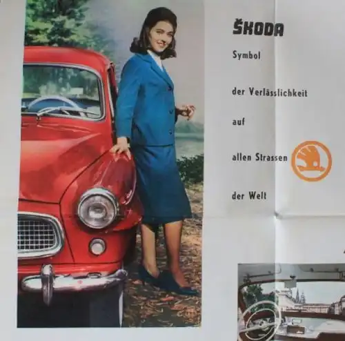 Skoda Octavia Modellprogramm 1959 Automobilprospekt (0931)
