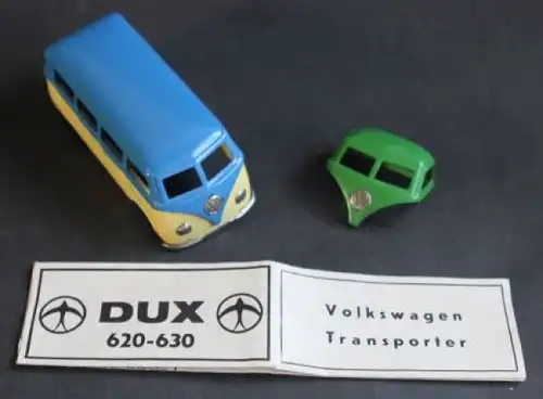 Dux Volkswagen T1 Bus 1956 Metallmodell mit Zusatzaufbau (5653)