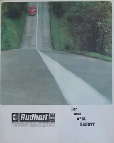 Opel Kadett Modellprogramm 1967  "Der neue Kadett" Automobilprospekt (5710)