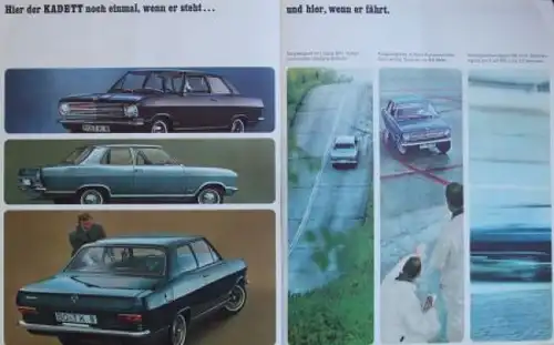 Opel Kadett Modellprogramm 1967  "Der neue Kadett" Automobilprospekt (5710)