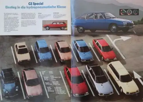 Citroen Modellprogramm 1980 "Vorausdenken mit Citroen" Automobilprospekt (5725)