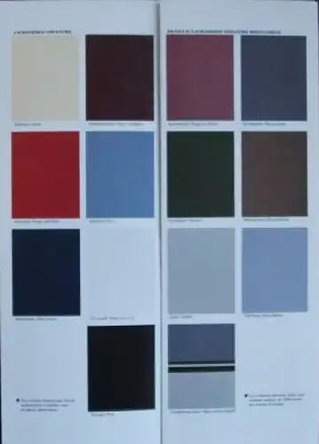 Saab 99 + 900 GL Farben und Preisliste 1983 zwei Automobilprospekte (5737)
