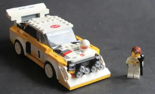 Lego Audi Quattro Sport Rallye 1985 Speed Champion Plastikmodell (5833)