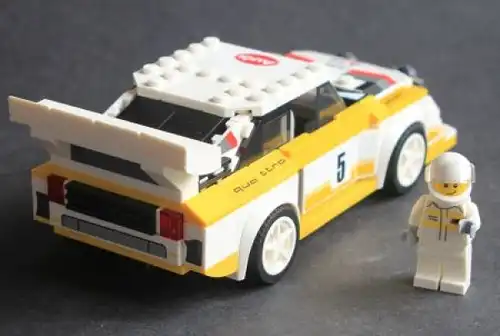 Lego Audi Quattro Sport Rallye 1985 Speed Champion Plastikmodell (5833)