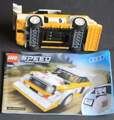 Lego Audi Quattro Sport Rallye 1985 Speed Champion Plastikmodell (5833)
