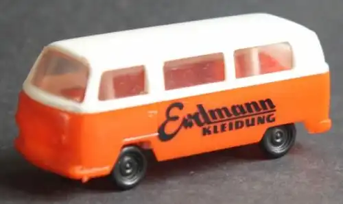 Jean Volkswagen Bus T2 Erdmann 1970 Werbe-Plastikmodell (5840)