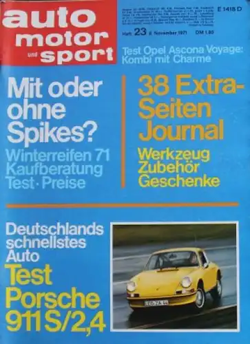 "Auto, Motor & Sport" Auto-Magazin 1971 (5870)