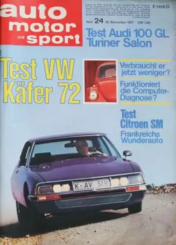 "Auto, Motor & Sport" Auto-Magazin 1971 (5874)