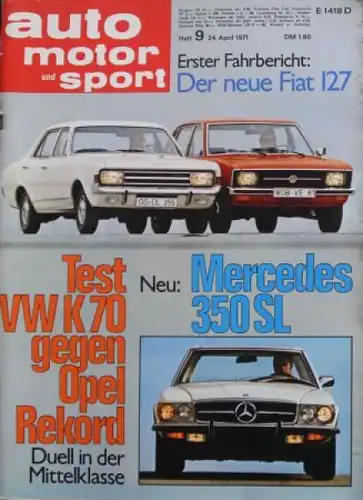 "Auto, Motor & Sport" Auto-Magazin 1971 (5875)