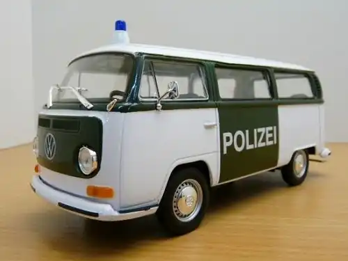 NEX Volkswagen Bus T2 Polizei 1972 Metallmodell in Originalbox (5903)