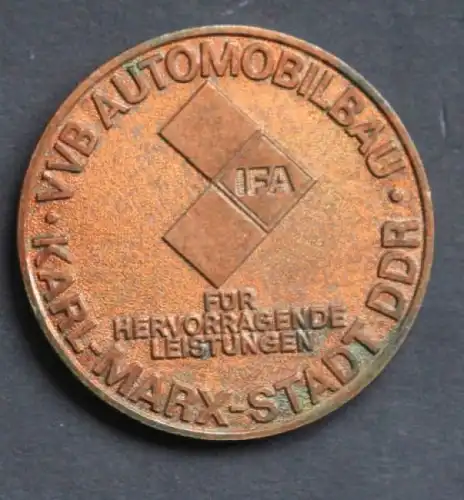 IFA Automobilbau 1965 Ehrenmedaille in Bronze für hervorragende Leistungen (5912)