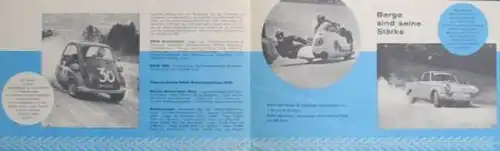 BMW Modellprogramm 1960 Automobilprospekt (5919)