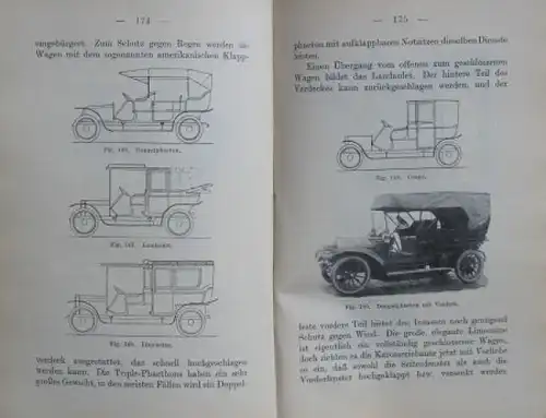 Martini "Das moderne Automobil" Fahrzeugtechnik 1909 (5922)