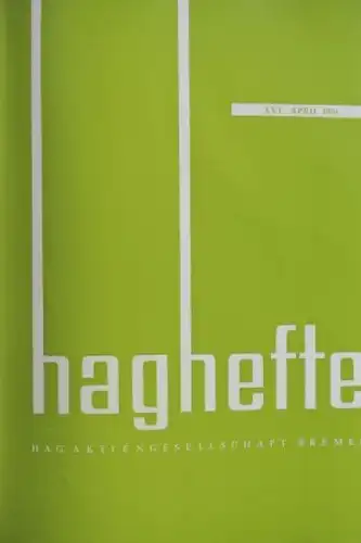 Kaffee Hag Bremen "Haghefte" 1960-62 original Sammelmappe mit 10 Ausgaben (5932)