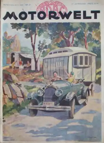 "ADAC Motorwelt" Automobilclub-Zeitschrift 1930 (5945)
