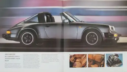 Porsche Modellprogramm 1987 "Willkommen in der Porschewelt" Automobilprospekt (5979)