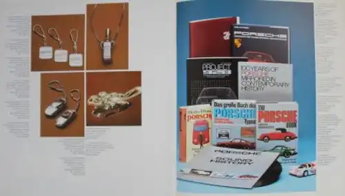 Porsche Werbeartikel-Programm 1985 Automobilprospekt (5983)