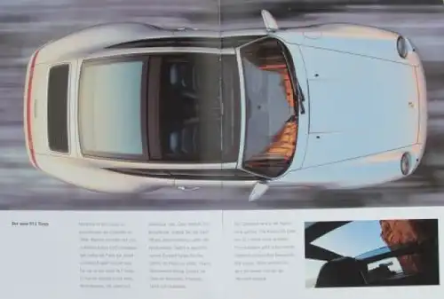 Porsche 911 Modellprogramm 1995 "Der 911" Automobilprospekt (5986)