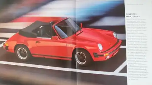 Porsche Modellprogramm 1988 Automobilprospekt (5988)