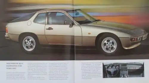 Porsche Modellprogramm 1988 Automobilprospekt (5988)